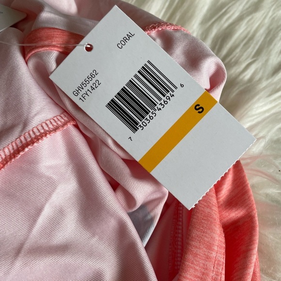 NWT Guy Harvey Long Sleeve UPF 30 Manatee Hoodie Graphic Peach/Orange Sz Small - Picture 7 of 8